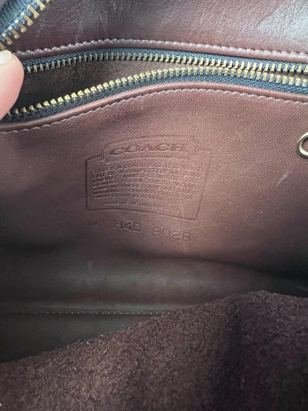 Coach Vintage Mahoogany Chadwick Satchel Bowling Bag British Tan 9928 - Picture 2 of 11